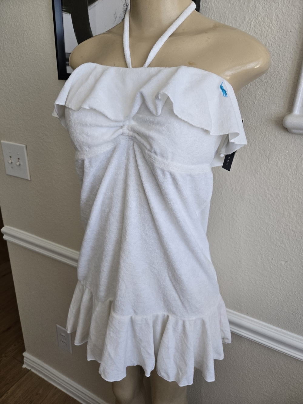 Ralph Lauren White Tagged Top - White - Picture 3 of 4
